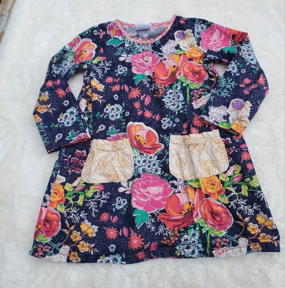 Emerald August Pink Ruffled Tiered Sundress Casual Size 5T